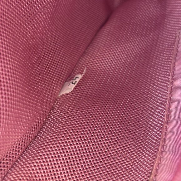 Authentic PRADA Tessuto Mini Bag Black Pink Hand Bag Nylon #36635194 - Picture 10 of 12